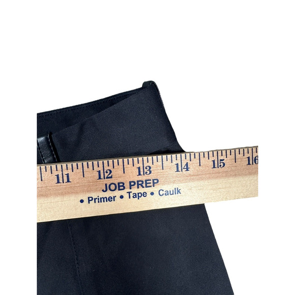 Alexander Wang Stirrup Pants Size 0 Black Skinny Leg Cotton Leather Chic - Picture 4 of 8